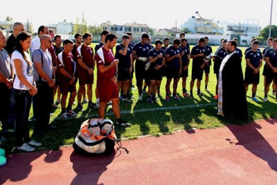 ΑΕΛΚ: Αγιασμός και πρόσληψη Μιχαΐλοβιτς