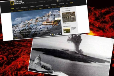 National Geographic: «Φουσκώνει» το μάγμα στη Σαντορίνη