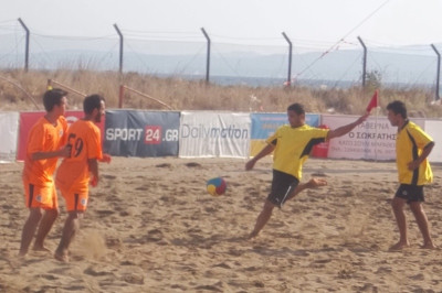 Beach Soccer υψηλών προδιαγραφών  στο Rusty Cannon στον Σχινιά