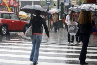 Φθινοπωρινό το σκηνικό του καιρού