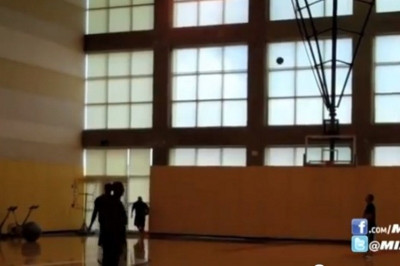 Μαϊάμι Χιτ: Για… πλάκα από το κέντρο του γηπέδου, Λεμπρόν και Άλεν (video)