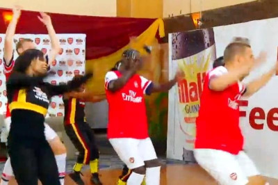 Ο... ντροπιαστικός χορός των παικτών της Άρσεναλ (video)