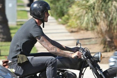David Beckham: Ένας easy rider με πράσινο... χυμό!