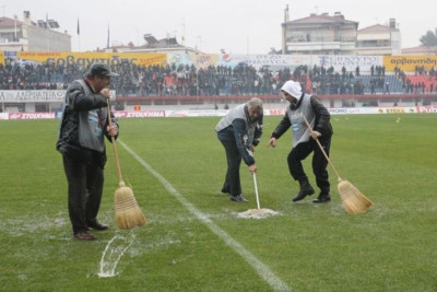 Super League: Ο κακός μας ο καιρός (photos)