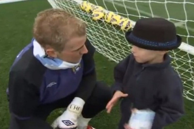 Μάντσεστερ Σίτι: Η συνάντηση του 6χρονου καρκινοπαθούς με τον Χαρτ (video)