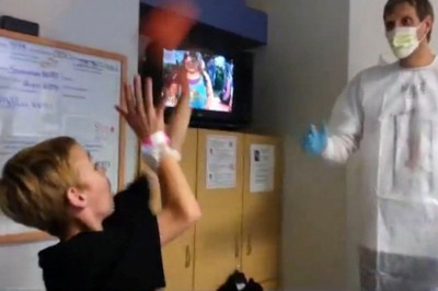 Ο Νοβίτσκι παίζει μπάσκετ σε Ιατρικό Κέντρο! (video)