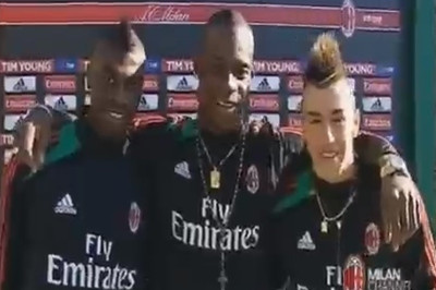 Μίλαν: Αγκαλιά με Νιάνγκ και Ελ Σαράουϊ ο Μπαλοτέλι! (video)