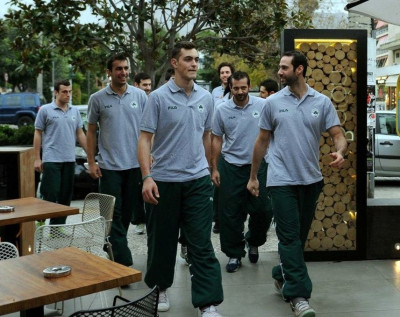 Παναθηναϊκός: Στιγμές χαλάρωσης στο Baron (Photos)