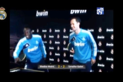 Ρεάλ Μαδρίτης: «Μάχη» στο πινγκ πονγκ (video)