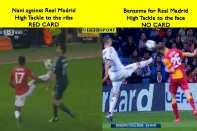 Ρεάλ Μαδρίτης: Ο Νάνι αποβλήθηκε, ο Μπενζεμά όχι (video)