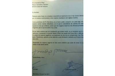 Μπαρτσελόνα: Κάλεσε τον Πάπα στο «Καμπ Νου»!