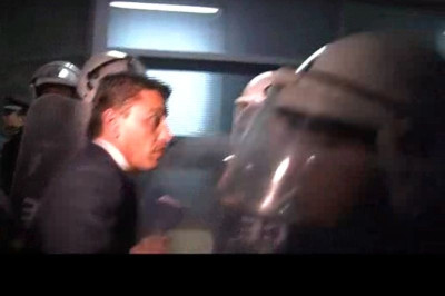 Χαμός στην αποχώρηση Τριτσώνη (video)