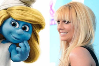 Η Britney Spears τραγουδάει τα «Στρουμφάκια»