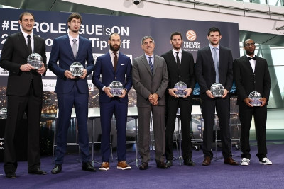 Ολυμπιακός: Η βράβευση των Σπανούλη και Παπανικολαόυ (video)