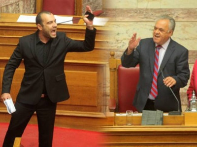 Σάλος στη Βουλή: Ακούστηκαν μέχρι και «Χάιλ Χίτλερ» (video)