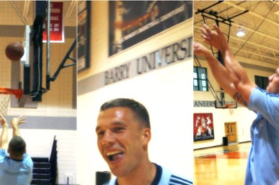 Άρσεναλ: Το… γυρίζει στο μπάσκετ ο Ποντόλσκι (video)