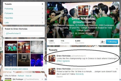 Νίκολας: «Το πρωτάθλημα εκεί που ανήκει!»