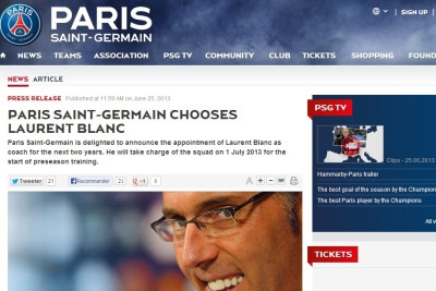 Παρί Σεν Ζερμέν: Μπλαν… διετίας