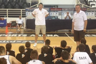 ΠΑΟΚ: Ο Λεωνίδας Κασελάκης στο PAOK Summer Basketball Camp (photos)
