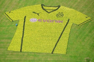 Μπορούσια Ντόρτμουντ: Η νέα φανέλα του Παπασταθόπουλου από… 80.000 λουλούδια!