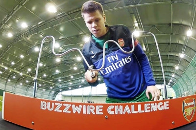 Άρσεναλ: Νικητής στο buzzwire ο Σέζνι (video)