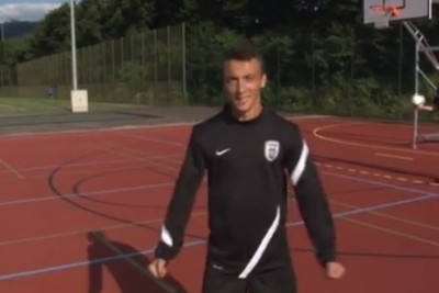 ΠΑΟΚ: Νικητής ο Κάτσε στο… foot-basketball! (video)