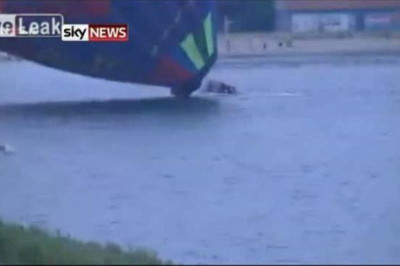 Βίντεο: Αερόστατο με επιβάτες έπεσε σε λίμνη