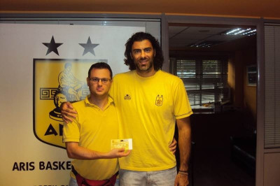 Άρης: Ευχές σε Ασημακόπουλο (photos)