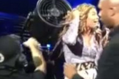Δείτε την απίστευτη μάχη της Beyonce με έναν... ανεμιστήρα! (video)