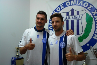 ΑΟ Χανιά: Παρουσίασε Βασιλόγιαννη και Κουίγιο