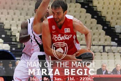 Ολυμπιακός: Man of the Match ο Μπέγκιτς (photos)