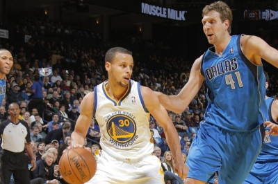 Γκόλντεν Στέιτ Ουόριορς: «Ζωγράφισε» ο Κάρι (video)