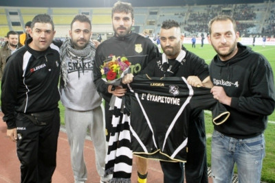 Εργοτέλης: Βραβεύτηκε ο Πίτσος απ’ τον ΟΦΗ (video)