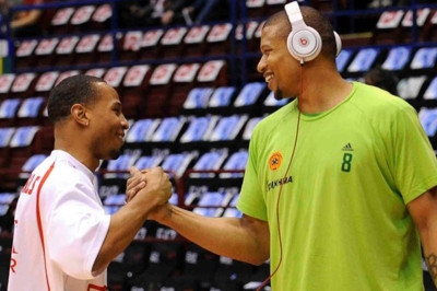 Αρμάνι - Παναθηναϊκός: Τα χαμόγελα Τζέρελς - Μπατίστ (photos)