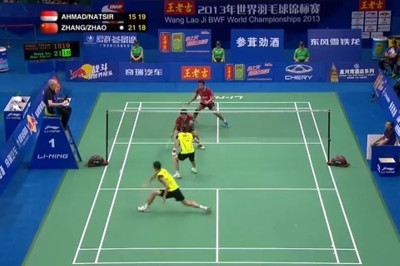 Άγριο... Ράλι στο Μπάντμιντον (video)