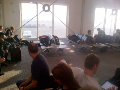 Μάλαγα: «Κατάληψη» στο αεροδρόμιο (photos)