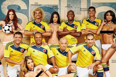 Κολομβία: Μύθοι της πόζαραν με topless μοντέλα! (photos)