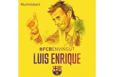 Μπαρτσελόνα: Η υπογραφή του Λουίς Ενρίκε και το καλωσόρισμα (videos)
