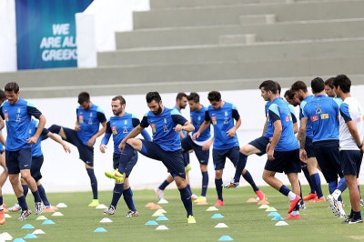 Ελλάδα – Κολομβία: Προπόνηση και… αντίο Αρακαζού (photos)