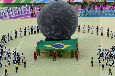 Μουντιάλ 2014 τελετή έναρξης: Επιστροφή στη... φύση μετά μουσικής! (photos)