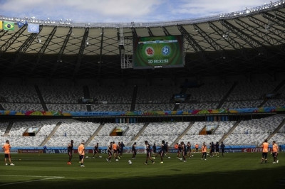 Ελλάδα – Κολομβία: Η προπόνηση των «καφετέρος» στο «Μινεϊράο»(photos)