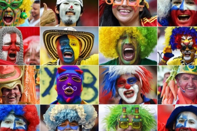 Mundial 2014: Το ψηφιδωτό των φιλάθλων (photos)