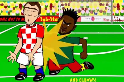 Mundial 2014: Καρτούν και η αγκωνιά του Σονγκ (video)