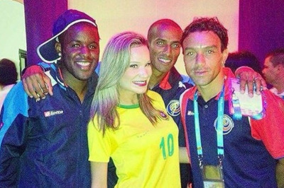 Μουντιάλ 2014: Η Κόστα Ρίκα και η Μούσα της Σάντος (video+photos)