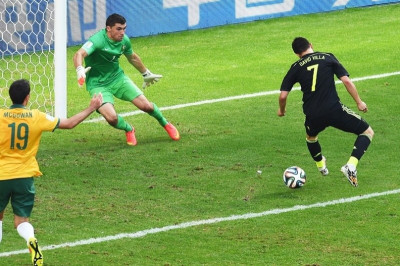 Ισπανία - Αυστραλία: Ρεκόρ ο Βίγια (photos+videos)