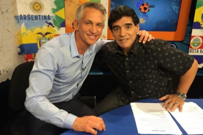 Παγκόσμιο Κύπελλο Ποδοσφαίρου 2014: Μαραντόνα και Λίνεκερ μετά από 28 χρόνια!