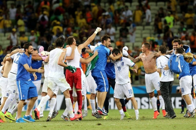 Ελλάδα – Ακτή Ελεφαντοστού: Ο χορός της πρόκρισης! (photos+video)