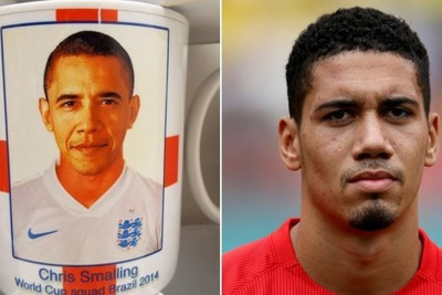 Μουντιάλ 2014: Μπέρδεψαν Ομπάμα με Σμόλινγκ οι Άγγλοι (photos)