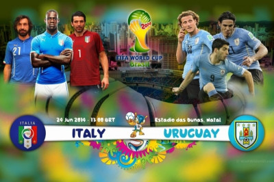 Παγκόσμιο Κύπελλο 2014:Ιταλία – Ουρουγουάη (19.00  ΝΕΡΙΤ+ video)