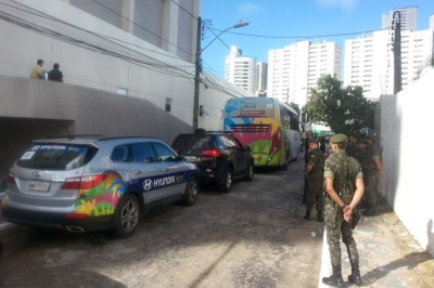 Ελλάδα - Κόστα Ρίκα: Η «γαλανόλευκη» διαδρομή στο γήπεδο (photos)